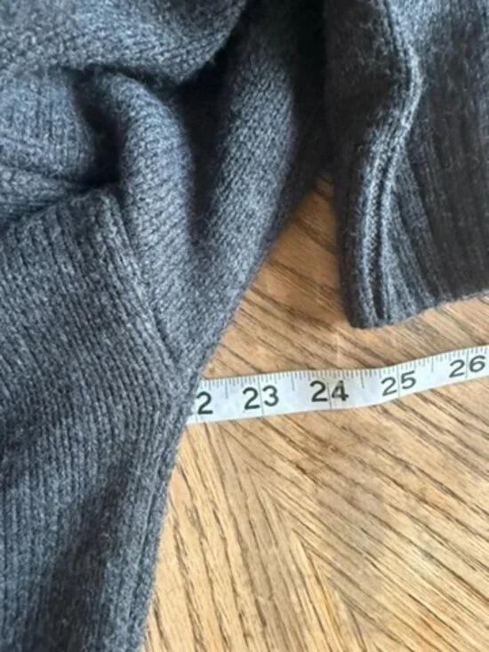 $90 Topshop Grey Turtleneck Sweater Dress Size US 6 - Picture 7 of 7